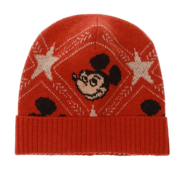 Last One! Gucci Gucci x Disney Mickey Mouse Knit Hat Orange NEW - Picture 2 of 8